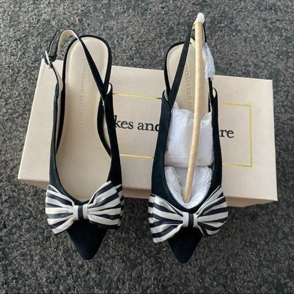 Cupcakes and cashmere bow slingback